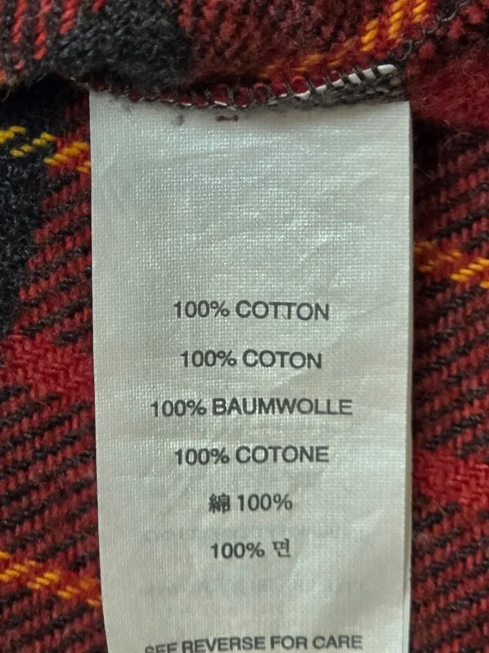 J.Crew Wallace & Barnes Flannel Plaid Work Shirt L